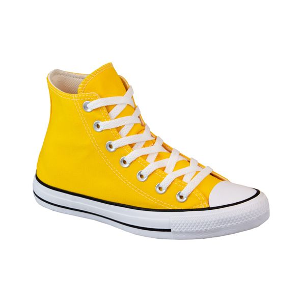 All star best sale cano alto amarelo